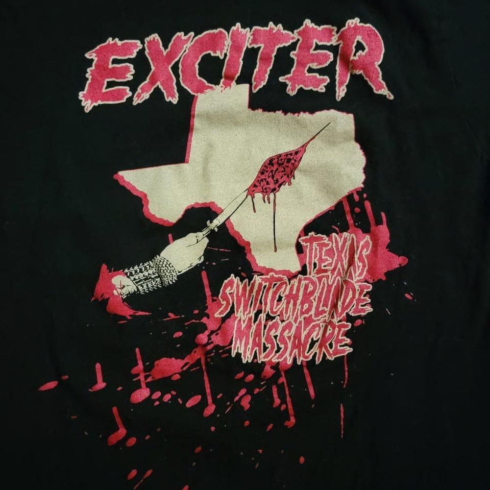 

Retro Exciter Band Black Cotton unisex All size S-5XL Gift For Fans Shirt HD330 Unisex T-Shirt XL