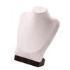652F Walnut Jewelry Holder Necklace Display Bust Multifunctional Mannequin Dresser Props for Displaying Necklaces