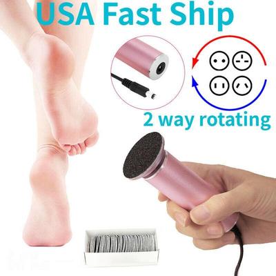 2 Way Electric Pedicure Foot File Drill Machine Heels Dead Skin Callus Remover