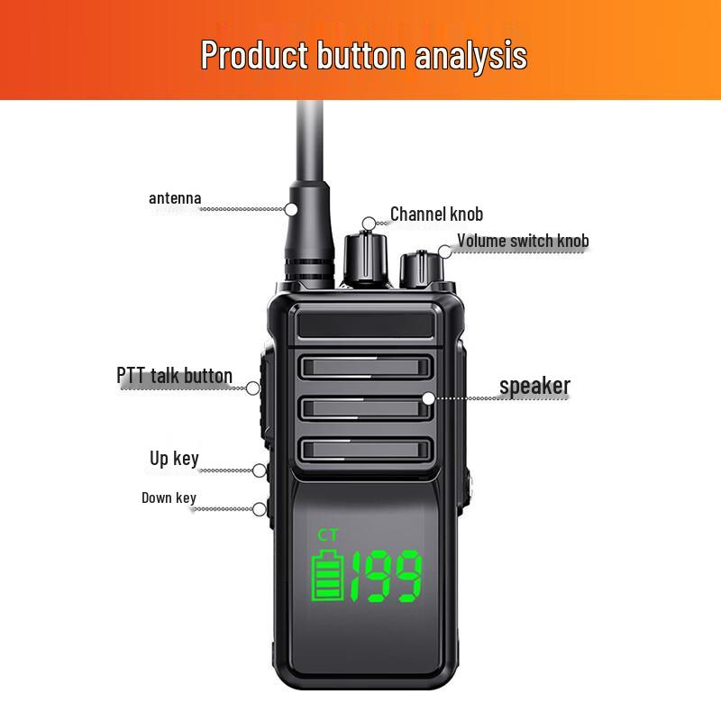 TRANCENT IP68 Professional Waterproof Two-Way Radio (CN version)