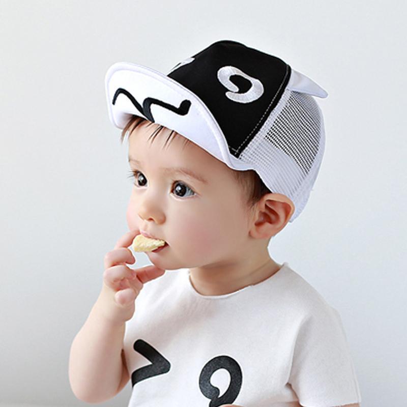 Korean Style Baby Mesh Baseball Cap - Trendy & Breathable Sun Hat for Infants & Toddlers