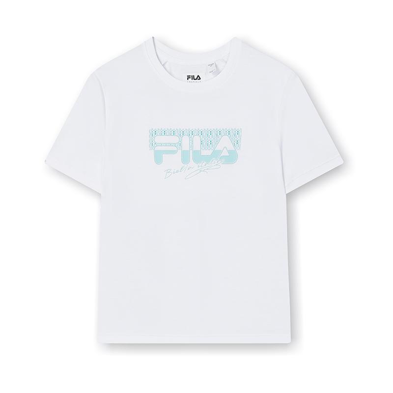 

New FILA T Shirt Women s Standard White F11W424106FWT 160/80A/S