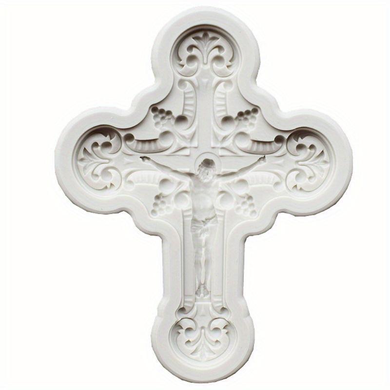 Cross Pendant DIY Jewelry Casting Molds Jesus Cross Shape Pendant Key Chain Silicone Resin Jewelry Molds Baking Tools