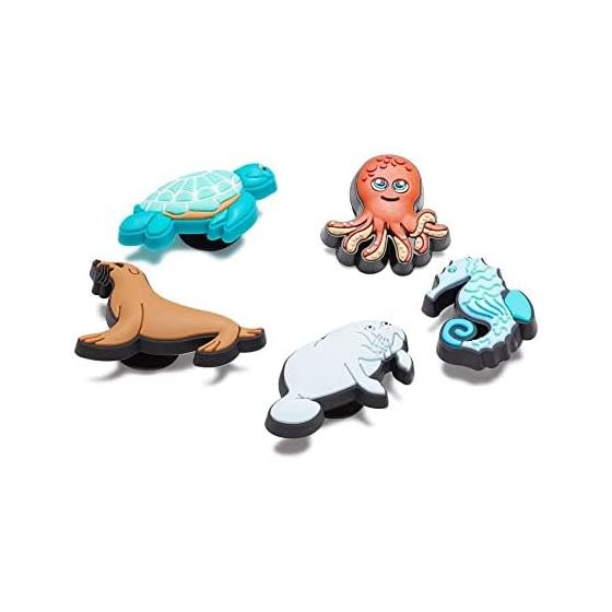 [Crocs] Charms Multipack 5 Pack Collection 6 (Animal)