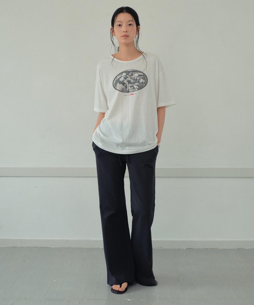 Wednesday Oasis For Woman Oasis Slav Graphic Short Sleeve T-Shirt_Ivory(Wb6Tp33)