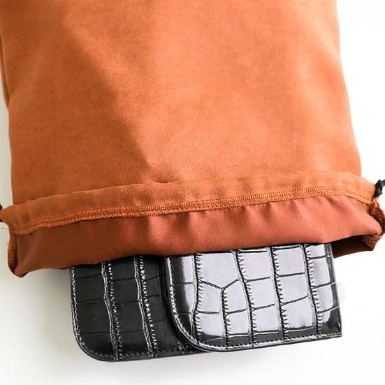 Soft Suede Protection for Leather Bags Dust Bag Handbag, Drawstring Closure Protective Storage Solution Totes Organizer, Portable Moisture Proof