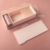Anti Spill Corn Starch Box With Detachable Grid And Brush Mess Free Craft Tool For Jewelry Making Supplies