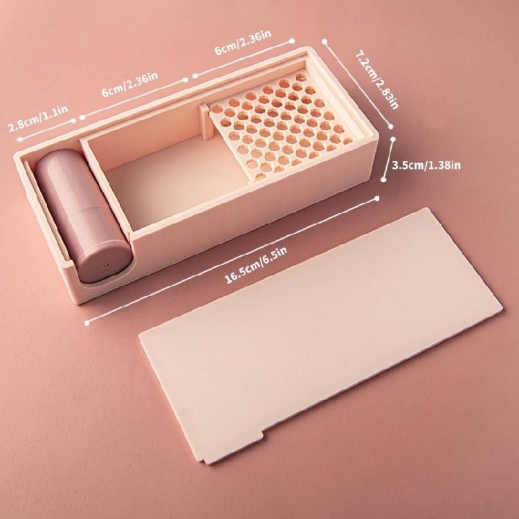 Anti Spill Corn Starch Box With Detachable Grid And Brush Mess Free Craft Tool For Jewelry Making Supplies