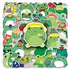 50 Cartoon Frog Waterproof Stickers: Perfect for Scooters, Laptops, Cars, and Motorcycles