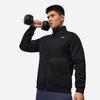 Li-Ning Li Ning Fitness Series Sweatshirts Men's Black Stand Collar Moderate Cardigan Unisex AWDT437-1