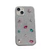 Xiaoqing New Wind Laser Glitter Mobile Phone Case Is Suitable For Iphone17Promax Rhinestone Apple 16 Gemstone 13.