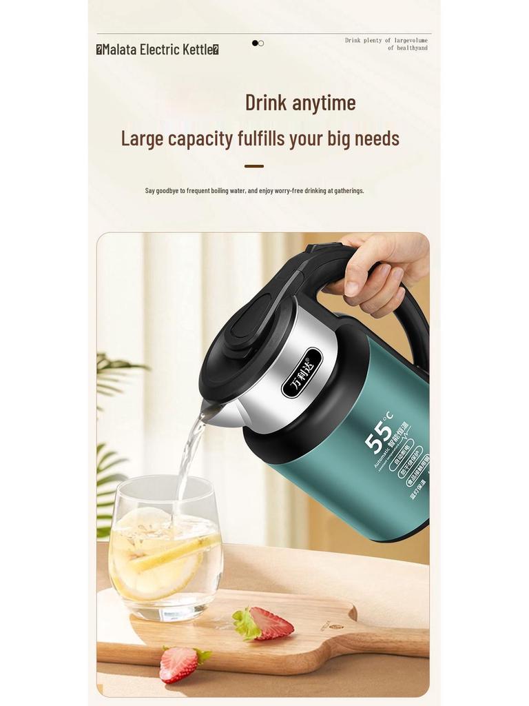 2026 Hydro-Electric 3L Super Capacity Tea Maker: Fast-Heating, Health Pot, Electric Kettle Gift