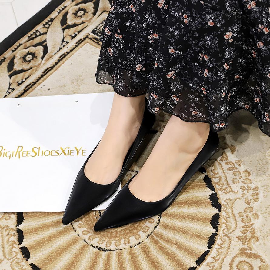 Fashionable Minimalist Sexy Banquet Women's Shoes with Thin Heels Shallow Mouth Pointed Toe, Spring Single Shoes