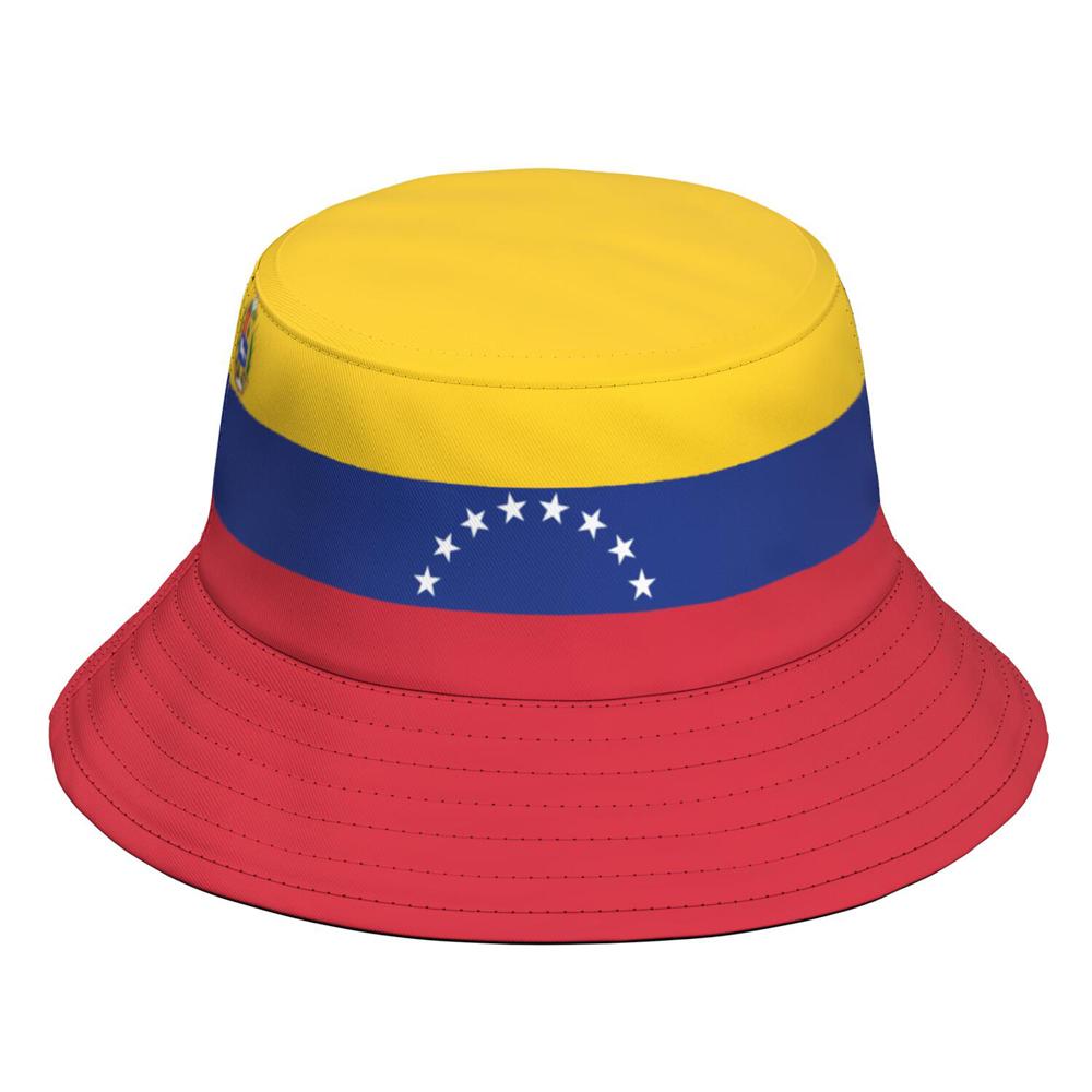 

Venezuela Free custom name number photo Logo Bucket Cap nation flag ve venezuelan spanish country college Fisherman Hats