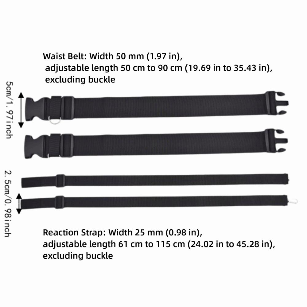 5pcs Adjustable Strap Speed Agility Training Kit Soccer Basketball Agility Belt For Speed Drills