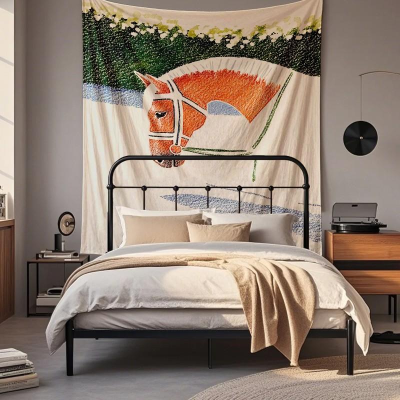 Digital Printed Deer Wall Tapestry Bedroom Living Room Decor Soft Fabric Hanging Art Decorative Cover