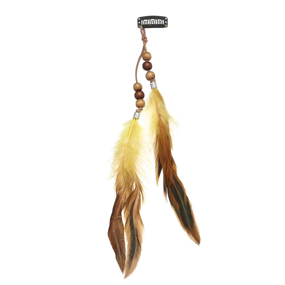 Fashion Extensions Handmade Indian Hippie Headpieces Headband Headwear Novelty Hairclips Feather Hair Rope