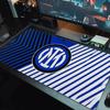 Inter Mailand Farbe Mauspads Großes Gaming-Tischkissen Rutschfeste Laptop-Tablet-Große Mauspads XXL-Matten Mini-PC-Spielmatte Mit Verriegeltem Rand