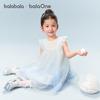 Balabala balaOne Girls' 2026 Summer Gradient Mesh Princess Dress
