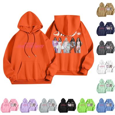 Unisex Lightweight Long Sleeve Hoodie Pullover with Printed Design for Casual Everyday Wear