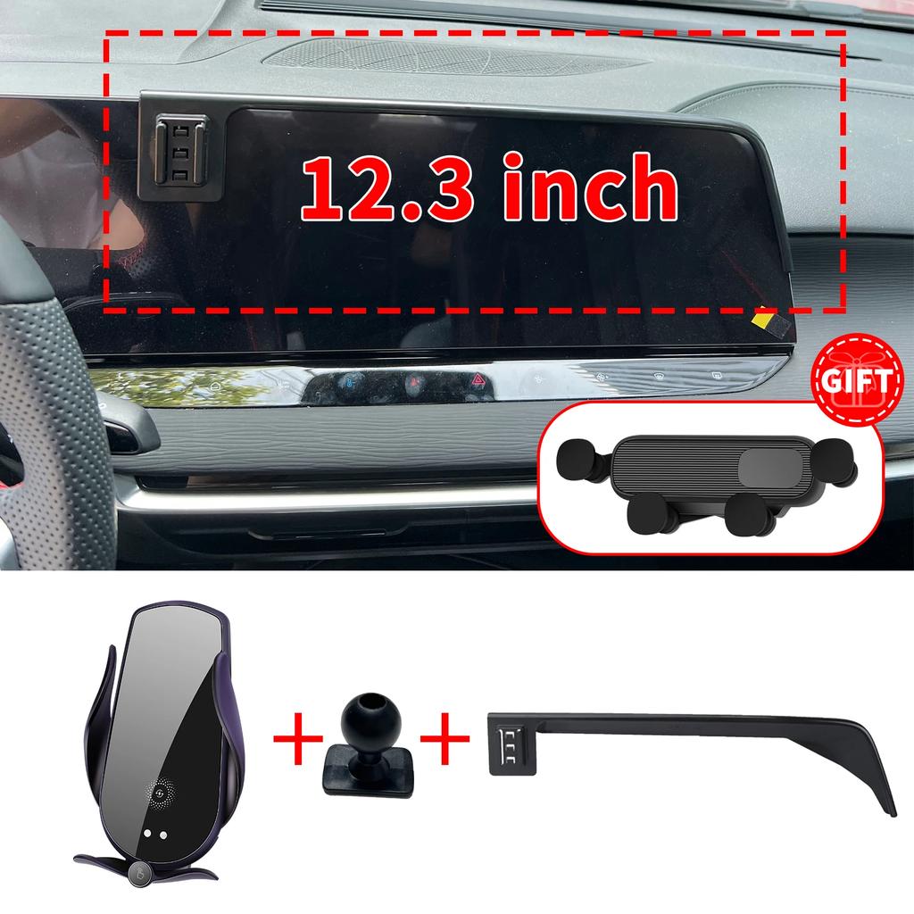 Custom Phone Holder for MG7 MG 7 2022 2023, 12.3 Inch, Dashboard Mount, Screen Base, No Drilling, for Car