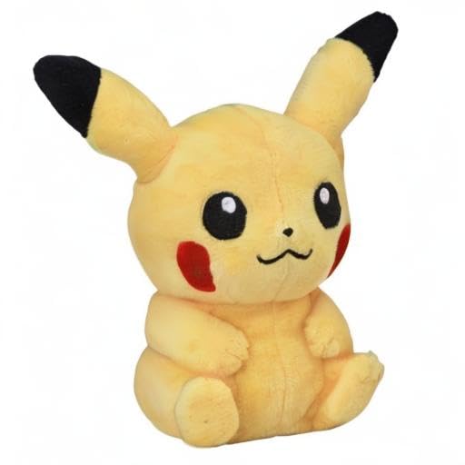 Pokémon Center Original Plush Toy Pokémon Fit Pikachu 12 X 12 X 8 (H X W X D: Cm)