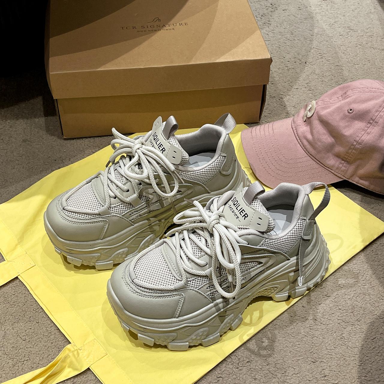 

Outdoor Women s Vulcanize Shoes Class Footwear Solid Colour Autumn Casual Shoes for Woman Comfortable Anti Slip Sneakers Fashion 35 сірий колір