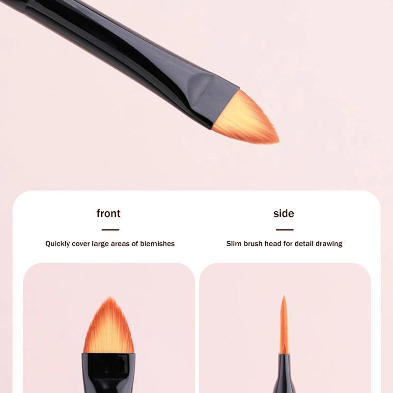 Professional Flame Triangle Makeup Brushes Cover Dark Circles Foundation Concealer Brush Cosmetic Face Detail Brush Beauty Tools