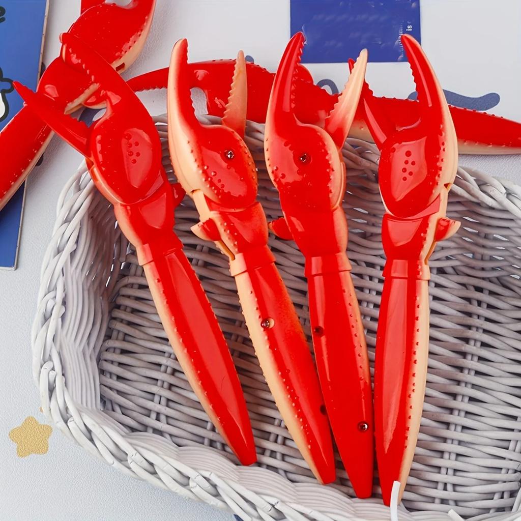 0.5mmBallpoint Pen Creative Crab Pliers Pen Student Creative Stationery Office Signature Pen School Stationery Fun Student Gifts