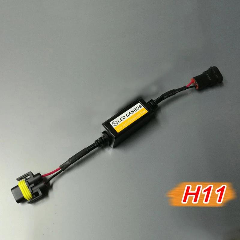 1Pcs H7 LED Canbus Decoder Car Headlights Error Free Resistor for SUV Fog Lights H4 H7 H1 H11 9006 9007 Adapter Anti-Flicker