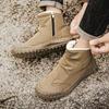 Thick Plush Warm Winter Martin Boots Non Slip Anti-Scratch Men Labor Protection Work Boots