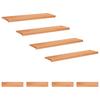 Stair Treads 8 Pcs. 110 X 25 X 2 Cm Varnished Solid Beech Wood