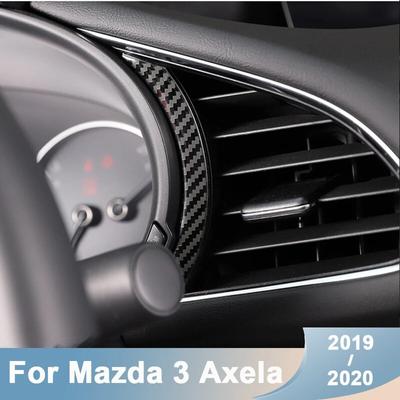 Edelstahl Auto Instrument Dashboard Display Rahmen Trim Abdeckung Aufkleber Für Mazda 3 Axela Zubehör