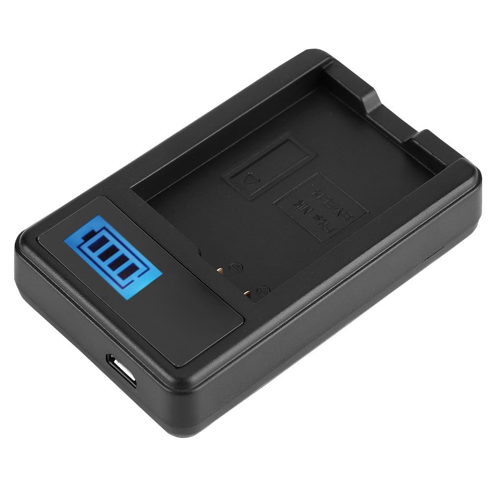 EN EL14 Battery Charger with LCD Display for Nikon D5100 D3100 D3200 D3300 Coolpix