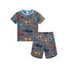 Summer Car Full Print Pajamas Set for Boys Short Sleeve Shorts 100% Cotton Soft Breathable Pjs Kids Sleepwear Age 1-8 Years 2PC