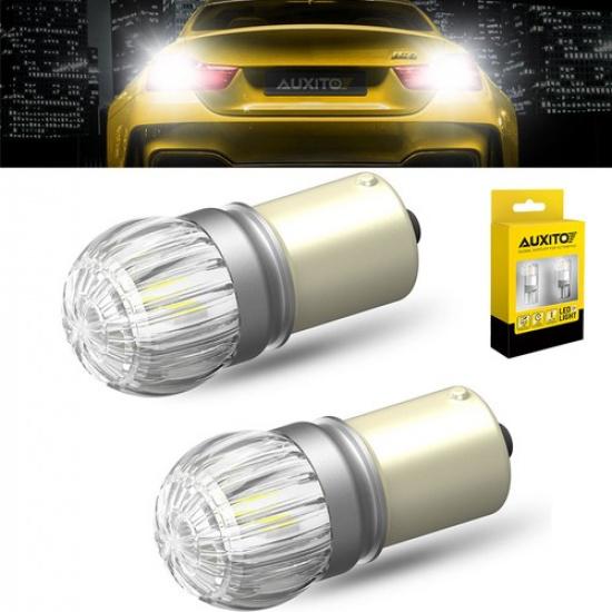 2Pcs 2400LM 1156 5007 5008 LED 6000K White For Backup Reverse Light DRL New US