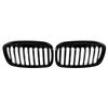 Kompatibilní s 18-21 BMW řady 2 Gran Tourer F46 Mřížka chladiče v lesklé černé barvě (Jeden řádek)