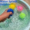 Squishy Baby Bath Toy Beach Swimming Pool Stress Relief Water Splash Play Toy Kids Bathtub Games Squeeze Dolphin Sensory Fidgets