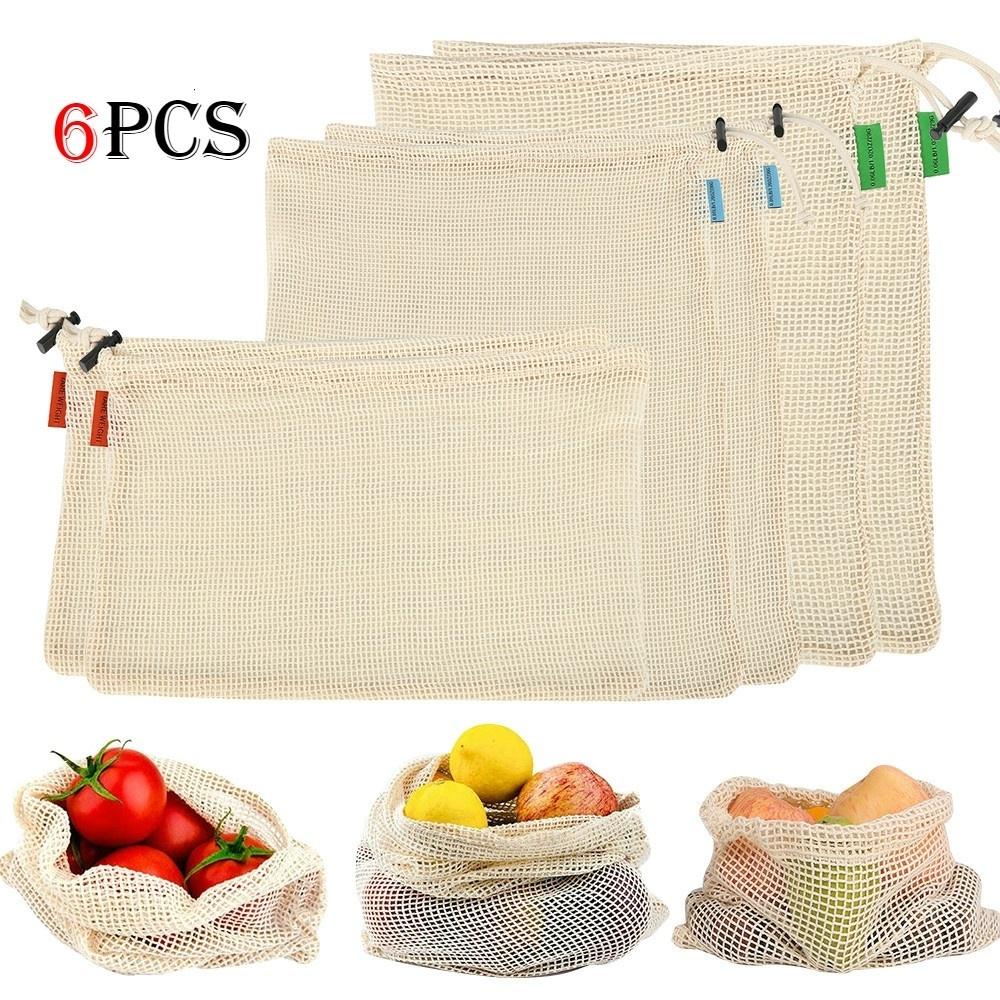 drawstring vegetable bags