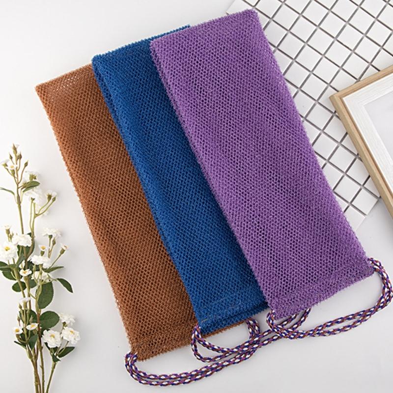African Reusable Bath Net Sponges With Rope Handle For Full Body Exfoliation In Shower