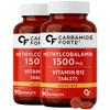 Carbamide Forte Vitamin B12 1500 Mcg Methylcobalamin Tabletten Für Männer Und Frauen Tägliche Energieunterstützung 90 Veg-Tabletten X Packung Mit 2