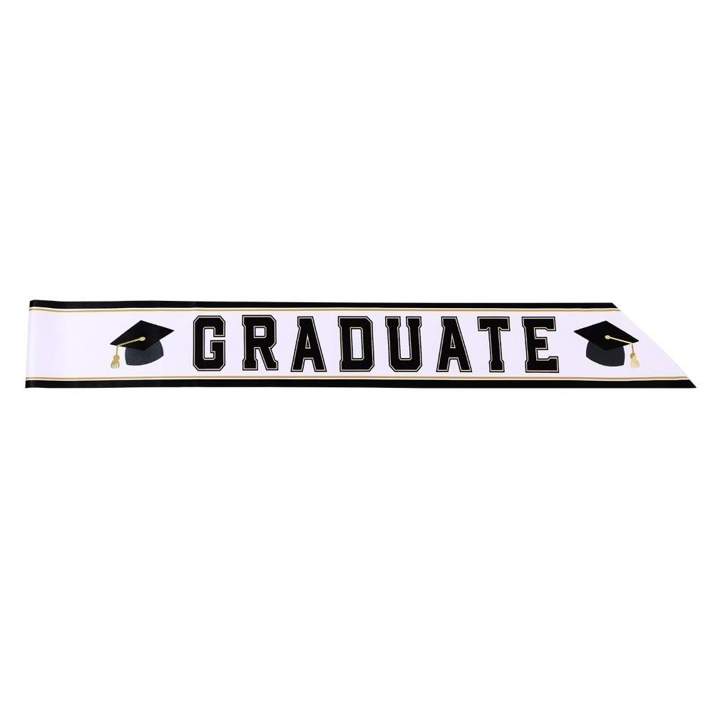 Congrats Grad Graduation Sash Kit Class of 2026 Hair Hoop Graduate Sash Belts Headdress Graduation Theme Graduation Headband