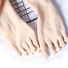 Breathable Split Toe Knee Length Long Socks For Women Sweat Absorbing Toe Separation Stockings with Ribbed Elastic Cuffs