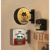 Retro Style Glowing Fridge Magnet Creative Atmosphere Mini Luminous Lightbox  Coffee Shop