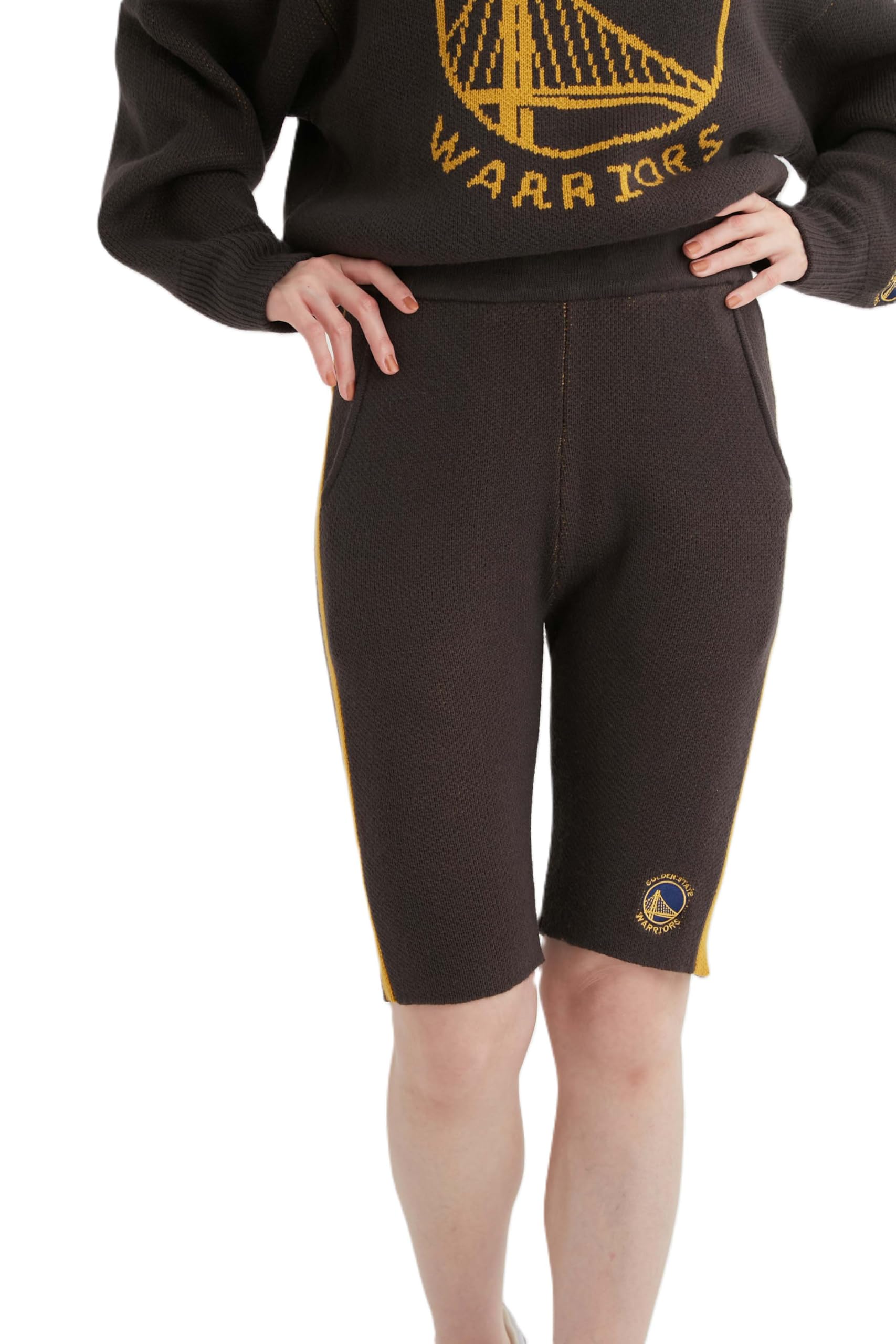 

Женские шорты Emi NBA жаккардовой вязки серые, 13WNP245009, серый