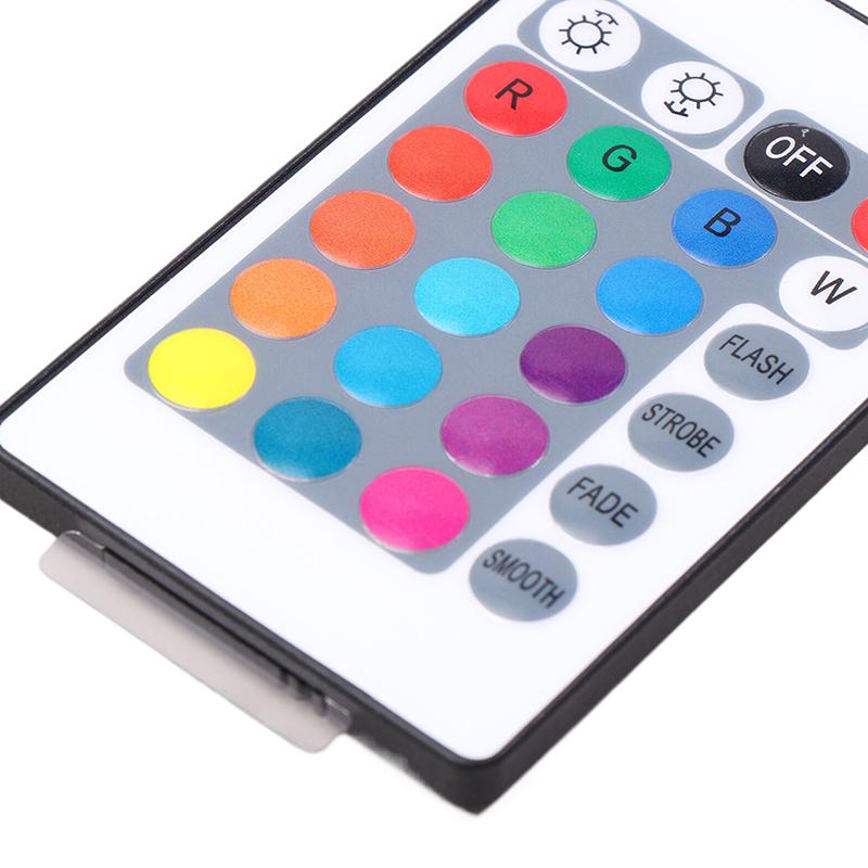 Dc5V Low Voltage Led Rgb Light Board 16Colors Colorful Gradient Round Lamp Board With Remote Control Usb Diy Night Ambient Light