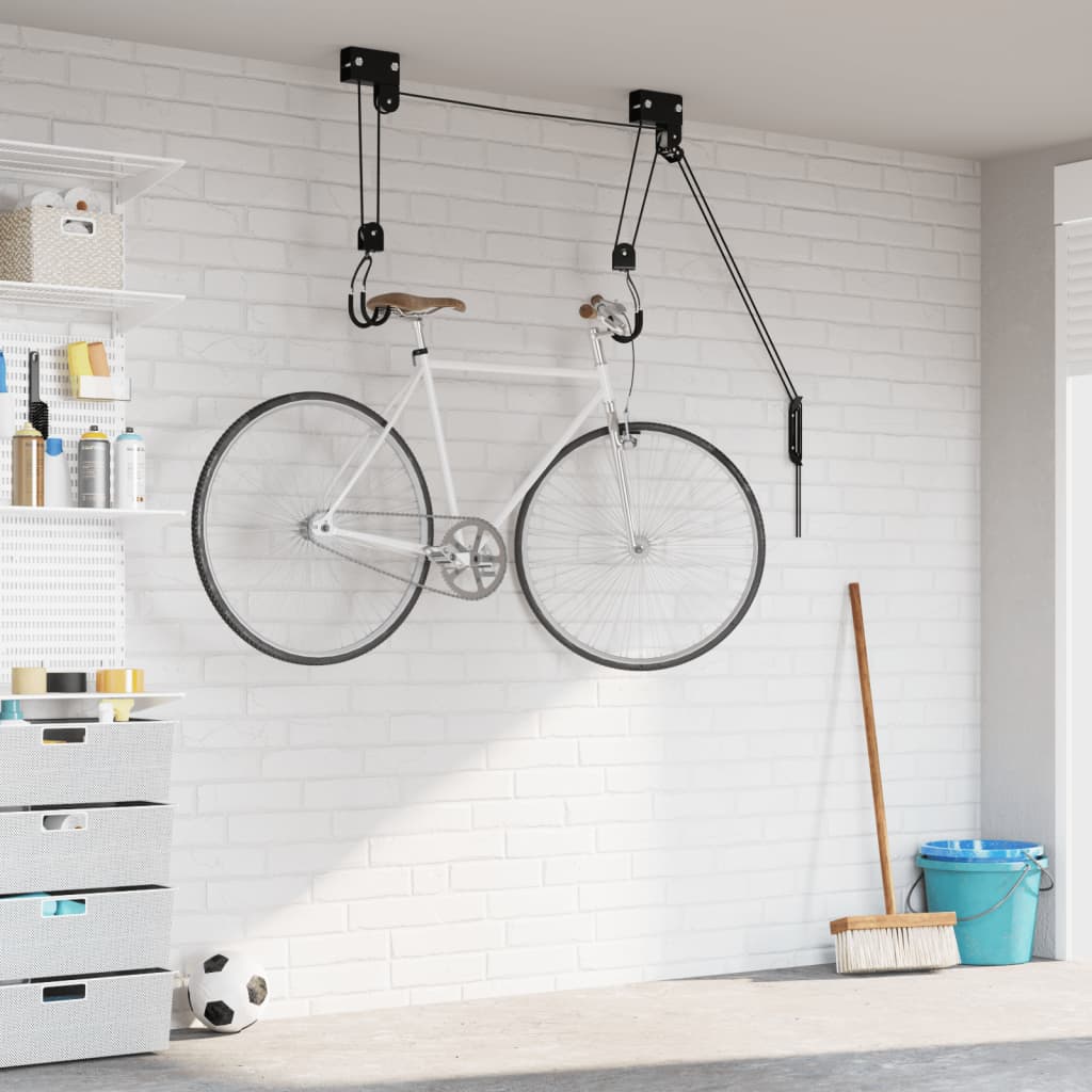 Vidaxl Bicycle Lift with Ceiling Mount, 57 Kg