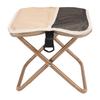 Small Portable Stool Oxford Cloth Steel Handbag Style Pocket Foldable Stool for Camping Travel Fishing Hiking Khaki