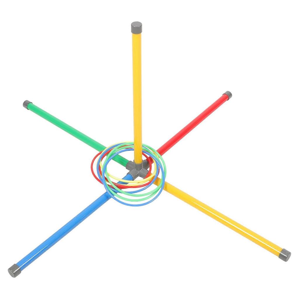 1 Set of Toss Ring Toy Funny Throwing Ring Games Party Supply Toy for Outdoor Indoor