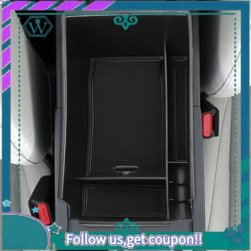 AA92-Car Central Armrest Storage Box Center Console Organizer Tray Storage Box Holder For Hyundai Sonata DN8 10Th